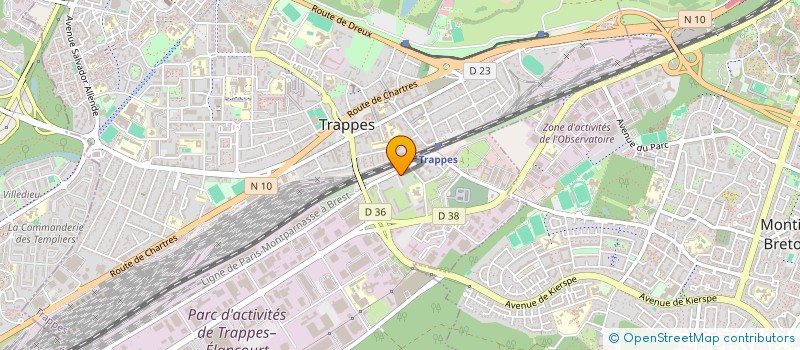 localisation de l'entreprise MONSIEUR HOSSAM BELLAANAYA à TRAPPES