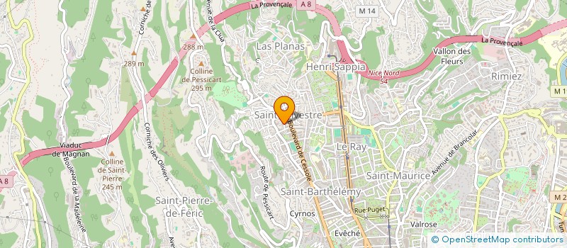 localisation de l'entreprise MONSIEUR HOSSAM EL FALAHA à NICE