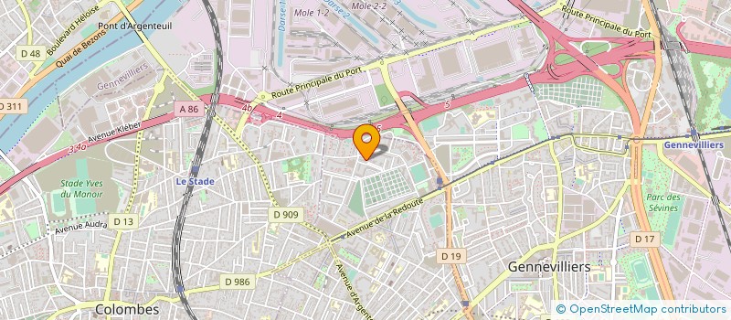 localisation de l'entreprise MONSIEUR HOSSAME GADHI  ASNIERES-SUR-SEINE