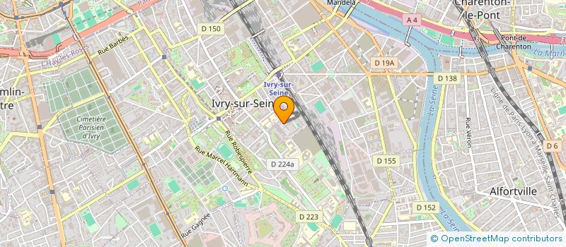 localisation de l'entreprise MONSIEUR HOSSAYN BOUAJILA  IVRY-SUR-SEINE