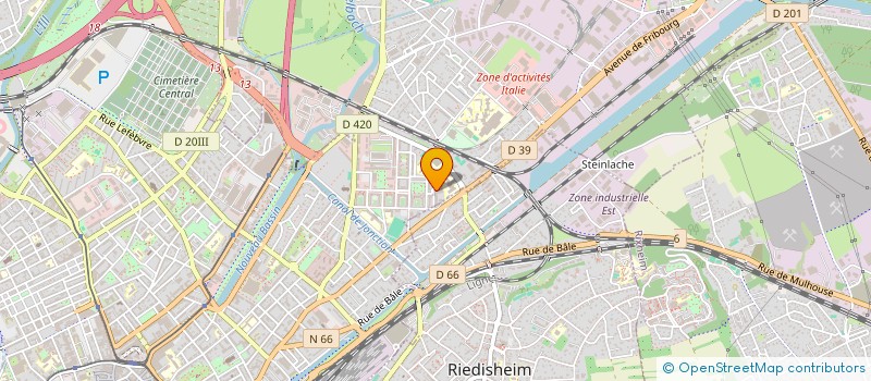 localisation de l'entreprise MONSIEUR HOSSEIN AHMADI  MULHOUSE