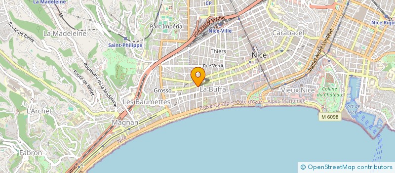 localisation de l'entreprise MONSIEUR HOSSEIN BOROJENI à NICE