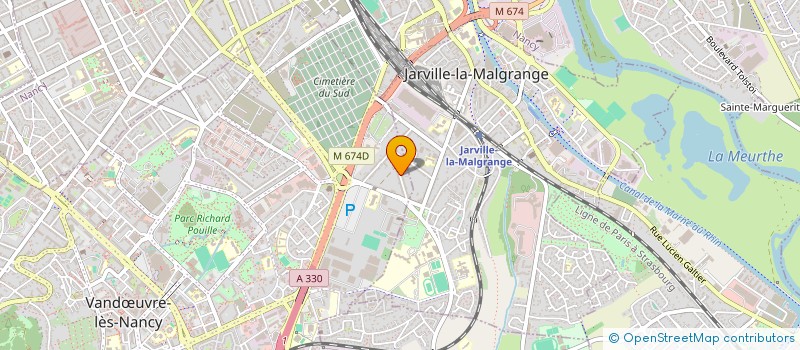 localisation de l'entreprise MONSIEUR HOSSEIN HEDAYATI  VANDUVRE-LES-NANCY