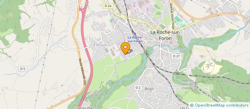 localisation de l'entreprise MONSIEUR HOSSEIN JALILI  LA ROCHE-SUR-FORON