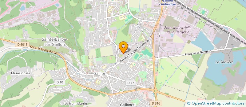 localisation de l'entreprise MONSIEUR HOSSEIN JAVID  GAILLON