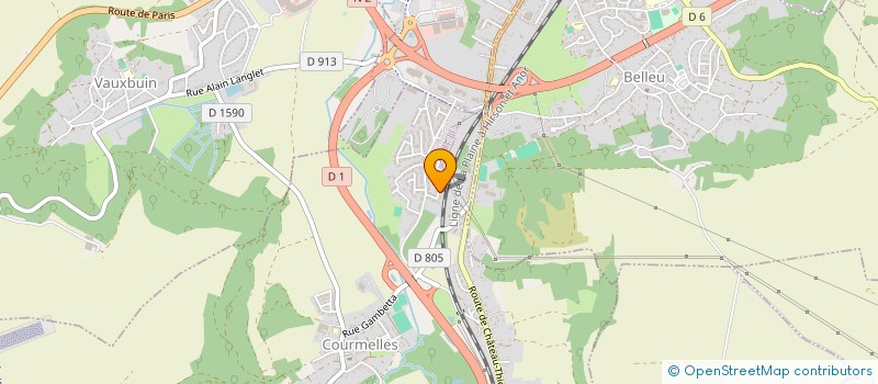 localisation de l'entreprise MONSIEUR HOSSEIN MALEKI à SOISSONS