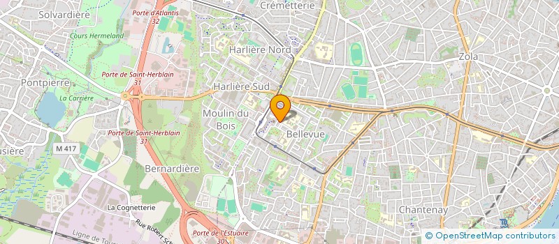 localisation de l'entreprise MONSIEUR HOSSEIN MELOULI à NANTES