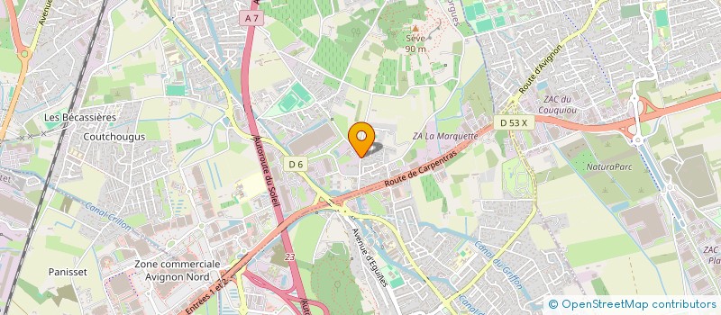 localisation de l'entreprise MONSIEUR HOSSEM ABDELHADEY  SORGUES