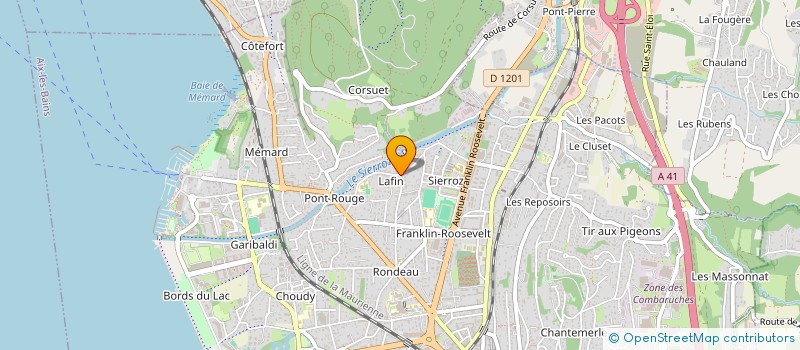 localisation de l'entreprise MONSIEUR HOSSEM BOUAFIA  AIX-LES-BAINS