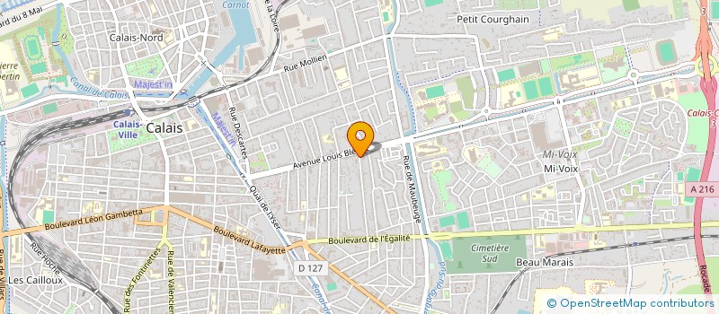 localisation de l'entreprise MONSIEUR HOSSEM EDDINE AMINE KEBAILY  CALAIS