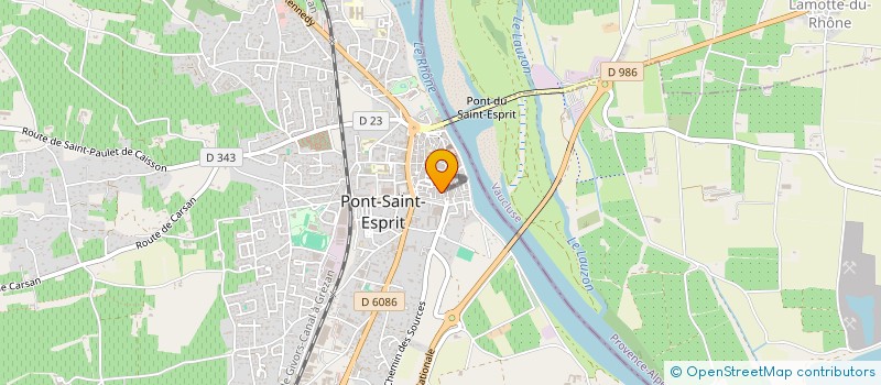 localisation de l'entreprise MONSIEUR HOSSEM EL RHATRI  PONT-SAINT-ESPRIT