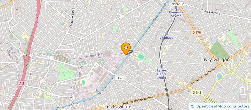 localisation de l'entreprise MONSIEUR HOSSEMEDINE MEHADJI  LES PAVILLONS-SOUS-BOIS