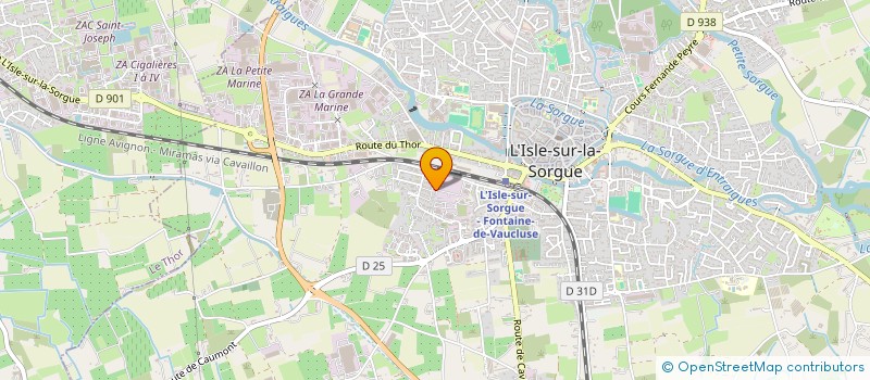 localisation de l'entreprise MONSIEUR HOSSEN IBRAHIMI  L'ISLE-SUR-LA-SORGUE