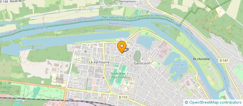 localisation de l'entreprise MONSIEUR HOSSIEN BUMRAH MOHAMED FADEL  MANTES-LA-JOLIE