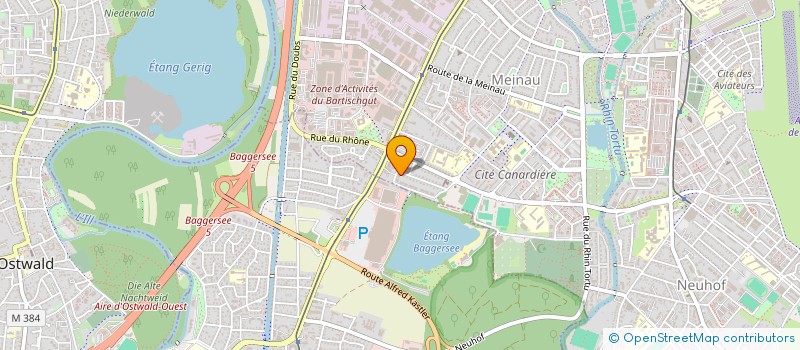 localisation de l'entreprise MONSIEUR HOSSINE BOUDRARENE à STRASBOURG