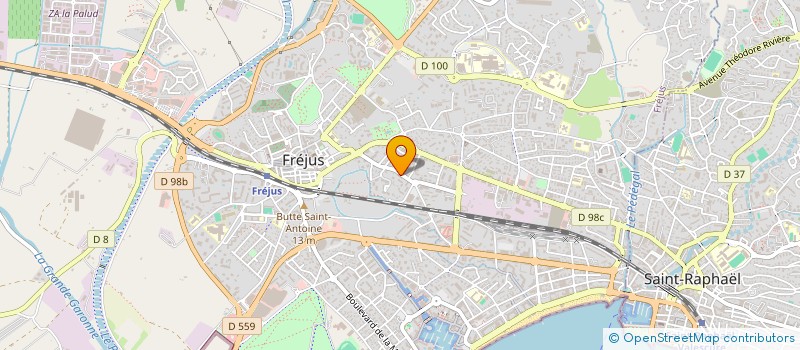 localisation de l'entreprise MONSIEUR HOSSNI BEN M'BAREK à FREJUS