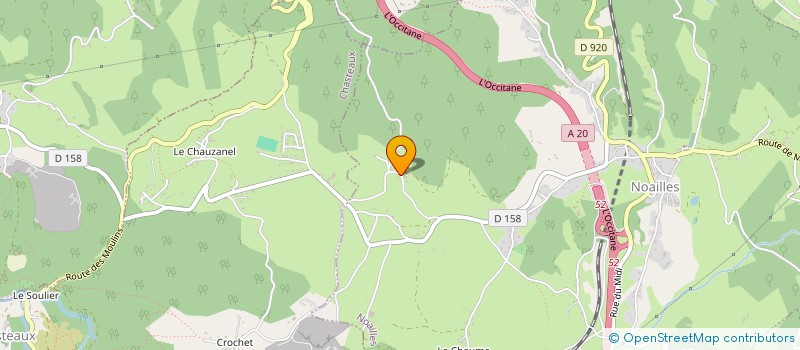 localisation de l'entreprise MONSIEUR HOUAB BELGHERBIA  CHASTEAUX