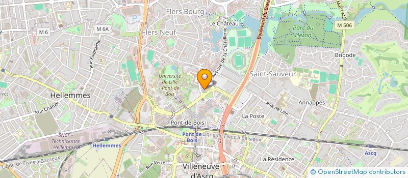 localisation de l'entreprise MONSIEUR HOUARI AMRANI  VILLENEUVE-D'ASCQ
