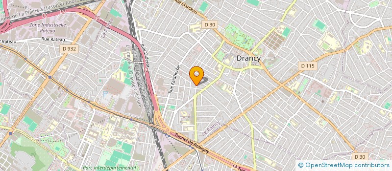 localisation de l'entreprise MONSIEUR HOUARI BAGHDAD BEY  DRANCY