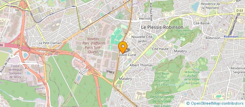 localisation de l'entreprise MONSIEUR HOUARI BEDDIAF à LE PLESSIS-ROBINSON