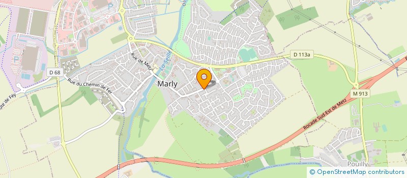 localisation de l'entreprise MONSIEUR HOUARI BELHOCINE  MARLY