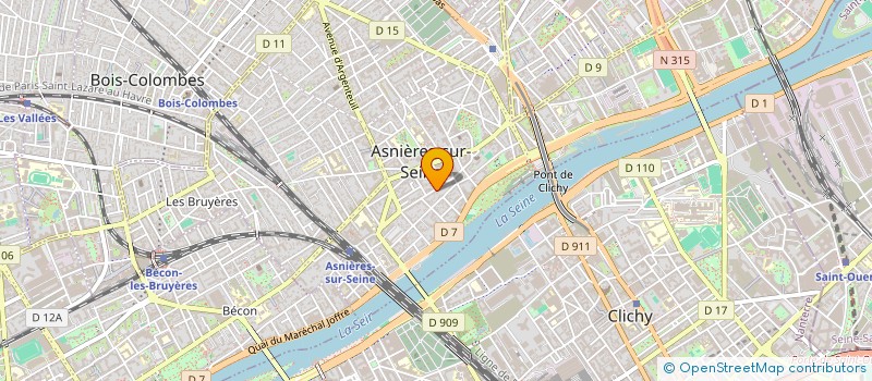 localisation de l'entreprise MONSIEUR HOUARI BENCHENAT à ASNIERES-SUR-SEINE