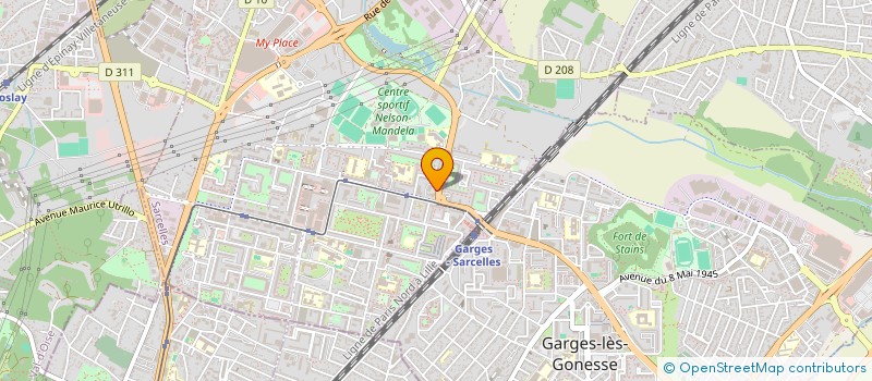 localisation de l'entreprise MONSIEUR HOUARI BOUDJAHFA  SARCELLES