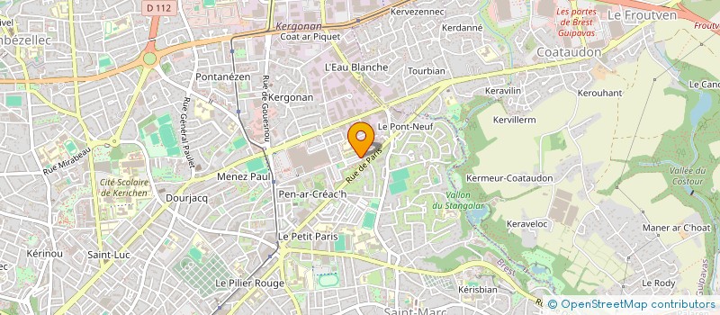localisation de l'entreprise MONSIEUR HOUARI BOUDJEROUA à BREST