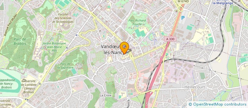 localisation de l'entreprise MONSIEUR HOUARI DEKDOUK  VANDUVRE-LES-NANCY