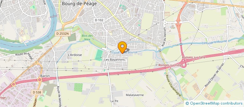 localisation de l'entreprise MONSIEUR HOUARI DJEDOU  BOURG-DE-PEAGE