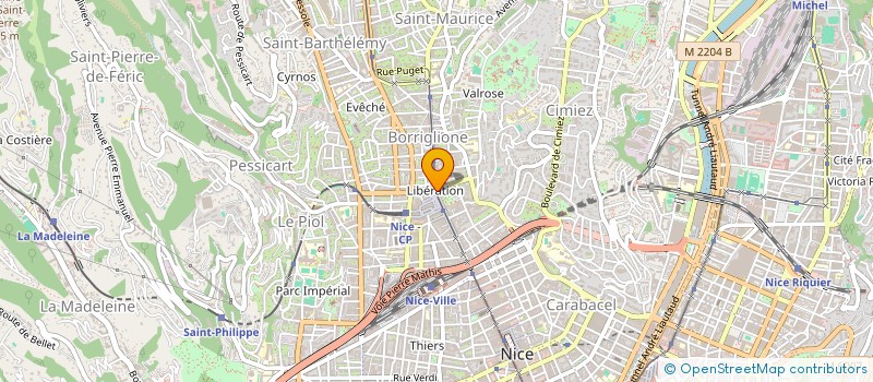 localisation de l'entreprise MONSIEUR HOUARI ELMAHI à NICE