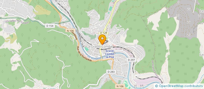 localisation de l'entreprise MONSIEUR HOUARI HAKIKI  LA GRAND-COMBE