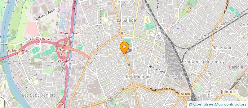 localisation de l'entreprise MONSIEUR HOUARI LALADJ à TOULOUSE
