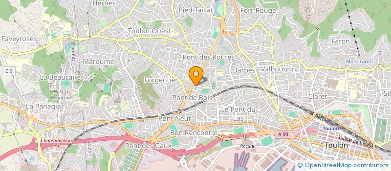 localisation de l'entreprise MONSIEUR HOUARI LAOUEDJ à TOULON