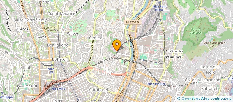 localisation de l'entreprise MONSIEUR HOUARI MEGHERBI  NICE