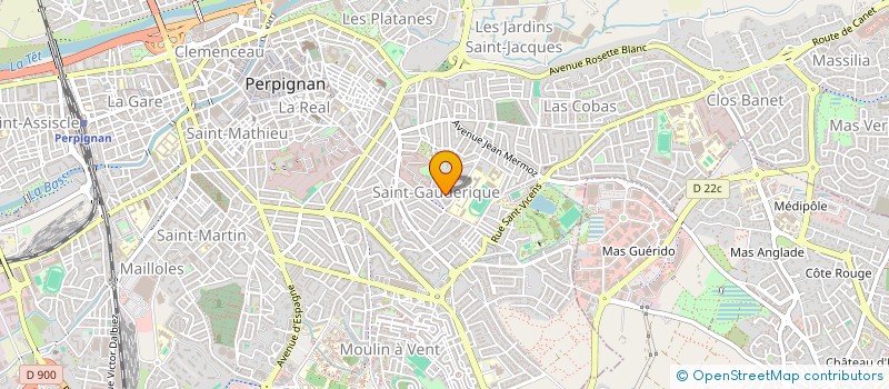 localisation de l'entreprise MONSIEUR HOUARI SAHNINE  PERPIGNAN