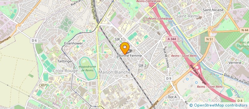 localisation de l'entreprise MONSIEUR HOUARI SAHNOUNE à REIMS
