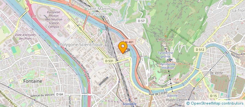 localisation de l'entreprise MONSIEUR HOUARI TAMOURT  GRENOBLE