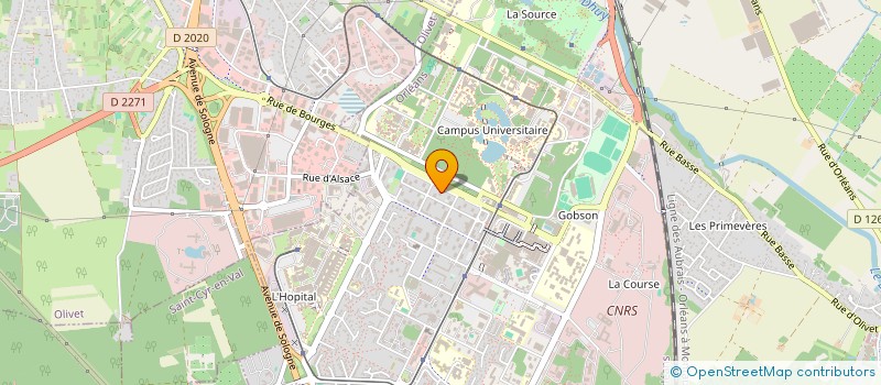 localisation de l'entreprise MONSIEUR HOUCEINE ALMOUDOU à ORLEANS