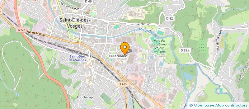 localisation de l'entreprise MONSIEUR HOUCEM BENGUERMOUD  SAINT-DIE-DES-VOSGES