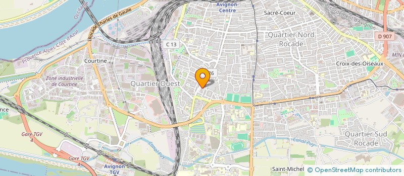 localisation de l'entreprise MONSIEUR HOUCIN SAOUDI à AVIGNON