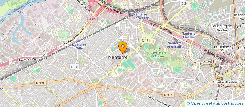 localisation de l'entreprise MONSIEUR HOUCINE ARBAA  NANTERRE