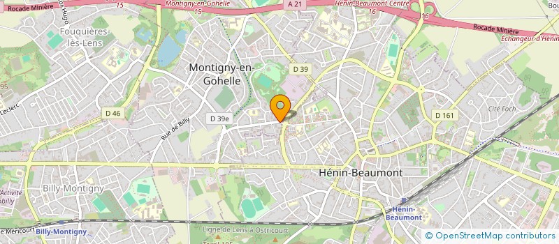 localisation de l'entreprise MONSIEUR HOUCINE AYT EDRA  MONTIGNY-EN-GOHELLE