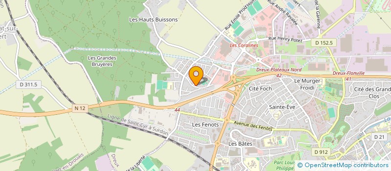 localisation de l'entreprise MONSIEUR HOUCINE BAHMANI à DREUX