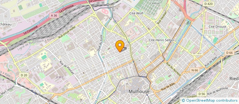localisation de l'entreprise MONSIEUR HOUCINE BELABBES à MULHOUSE