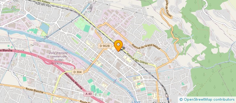 localisation de l'entreprise MONSIEUR HOUCINE BEN AMAR  CLUSES