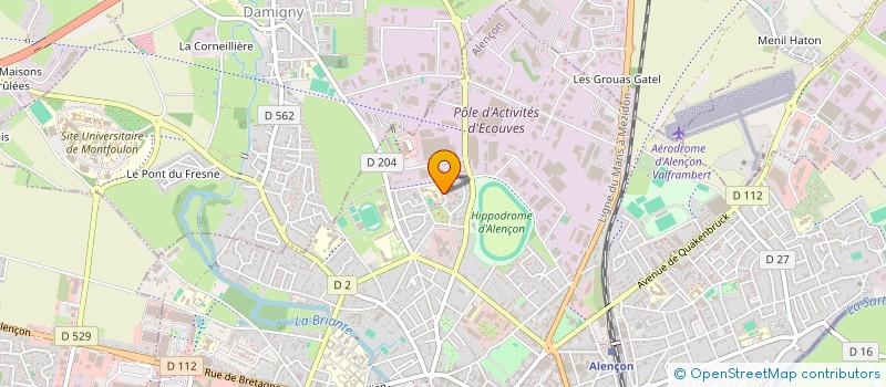 localisation de l'entreprise MONSIEUR HOUCINE BEN AOUIDA à ALENCON