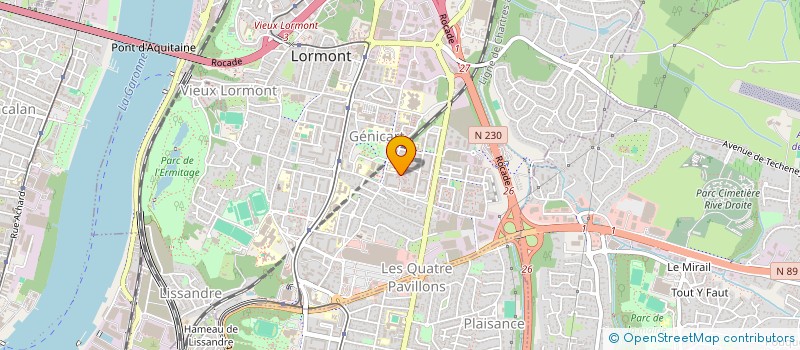 localisation de l'entreprise MONSIEUR HOUCINE BEN MANSOUR  LORMONT