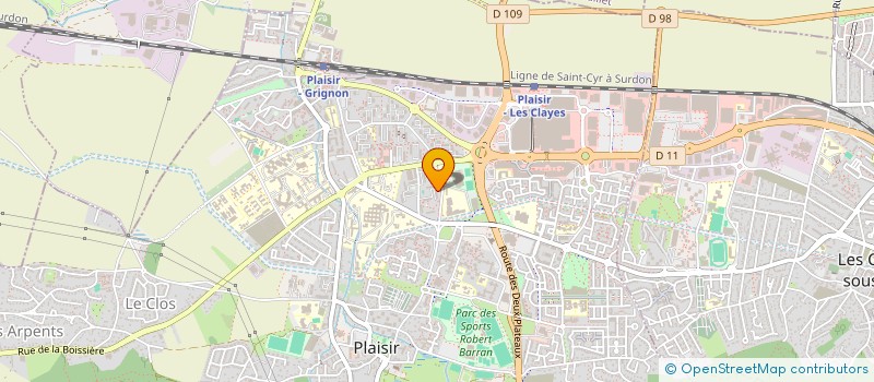 localisation de l'entreprise MONSIEUR HOUCINE BITTINI  PLAISIR