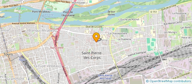 localisation de l'entreprise MONSIEUR HOUCINE BOUAICHA  SAINT-PIERRE-DES-CORPS